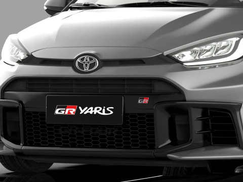 Toyota GR Yaris 2024 HQ interior 3D Model