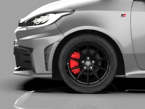 Toyota GR Yaris 2024 HQ interior Modelo 3D