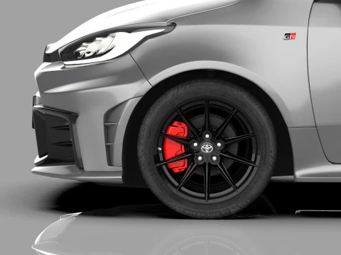 Toyota GR Yaris 2024 HQ interior 3D Model