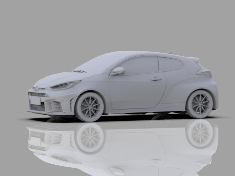 Toyota GR Yaris 2024 HQ interior Modelo 3D