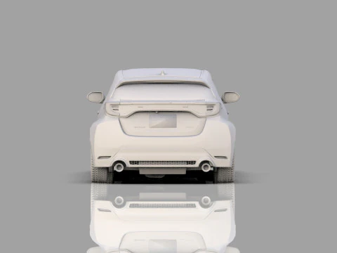 Toyota GR Yaris 2024 HQ interior 3D Model