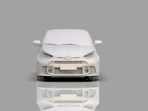 Toyota GR Yaris 2024 HQ interior 3D Model