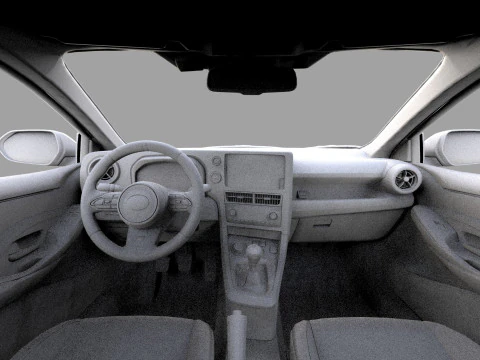 Toyota GR Yaris 2024 HQ interior 3D Model
