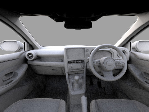 Toyota GR Yaris 2024 HQ interior Modelo 3D