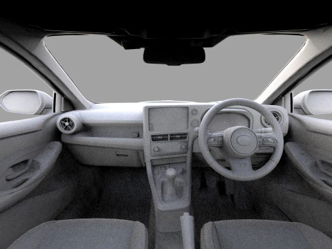 Toyota GR Yaris 2024 HQ interior 3D Model