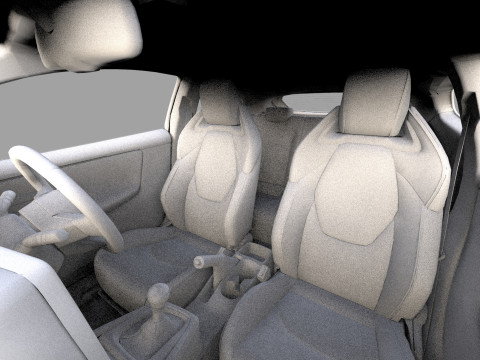 Toyota GR Yaris 2024 HQ interior Modelo 3D