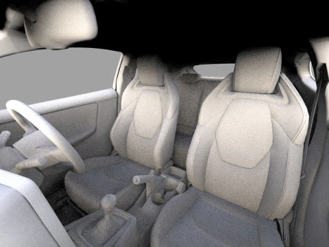Toyota GR Yaris 2024 HQ interior 3D Model