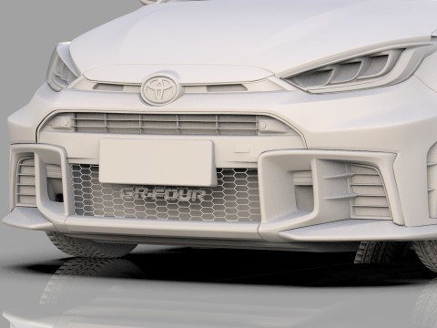 Toyota GR Yaris 2024 HQ interior Modelo 3D