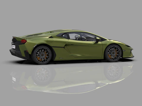 Lanbroghini Temerario 2024 HQ interior 3D Model