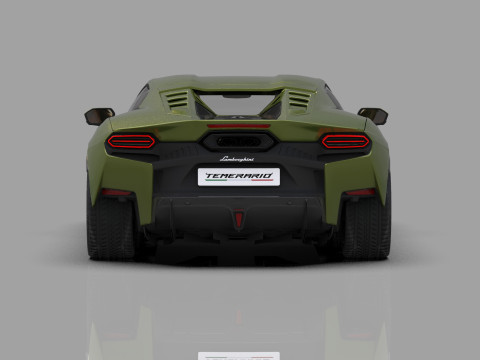 Lanbroghini Temerario 2024 HQ interior 3Dモデル
