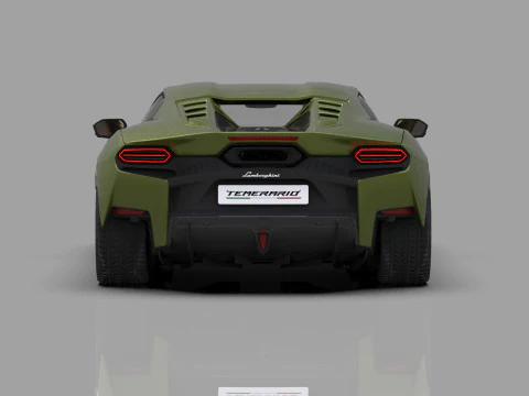 Lanbroghini Temerario 2024 HQ interior 3D Model