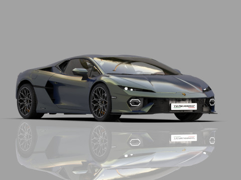 Lanbroghini Temerario 2024 HQ interior 3Dモデル