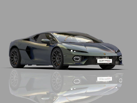Lanbroghini Temerario 2024 HQ interior 3D Model