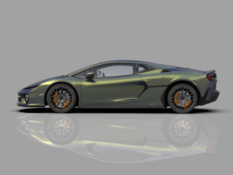 Lanbroghini Temerario 2024 HQ interior 3Dモデル