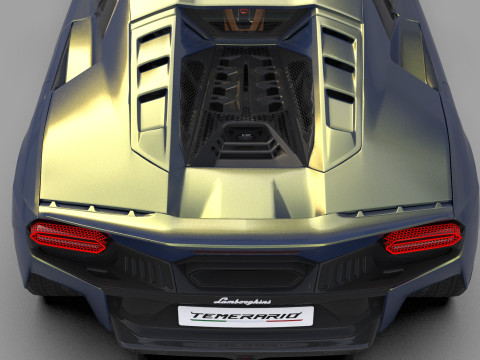 Lanbroghini Temerario 2024 HQ interior 3Dモデル