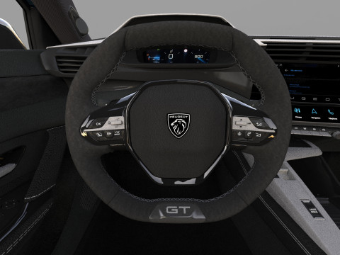 Peugeot 408 cross 2023 HQ interior 3D Model