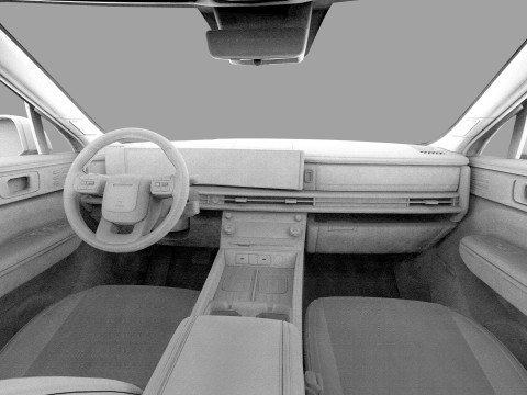 Hyundai Santa Fe Hybrid 2024 HQ interior 3D मॉडल