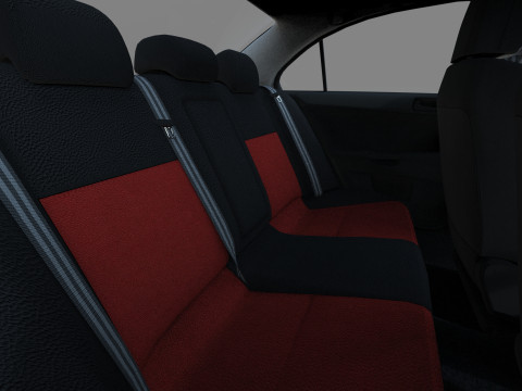 Mitsubishi Lancer Fortis TW-Spec 2013 HQ interior 3Dモデル
