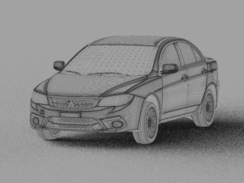 Mitsubishi Lancer Fortis TW-Spec 2013 HQ interior 3Dモデル