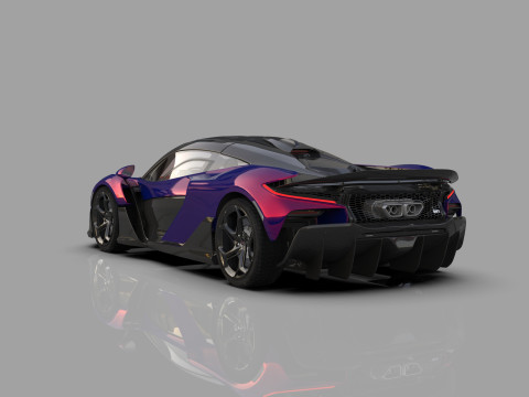 McLaren W1 2025 HQ interior 3D Модель