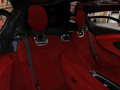 McLaren W1 2025 HQ interior 3D Модель