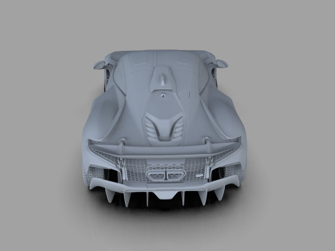McLaren W1 2025 HQ interior 3D Модель