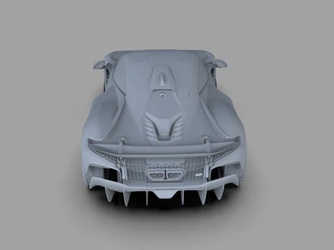 McLaren W1 2025 HQ interior 3D Model