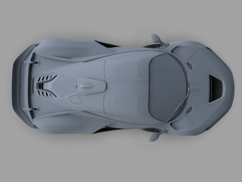 McLaren W1 2025 HQ interior 3D Модель