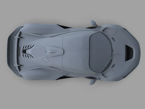 McLaren W1 2025 HQ interior 3D Model
