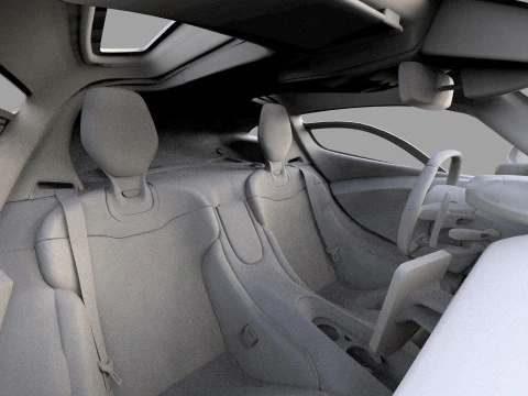 McLaren W1 2025 HQ interior 3D Model