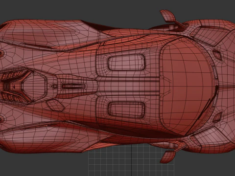 McLaren W1 2025 HQ interior 3D Model