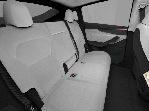 Tesla Model Y 2025 HQinterior Model 3D