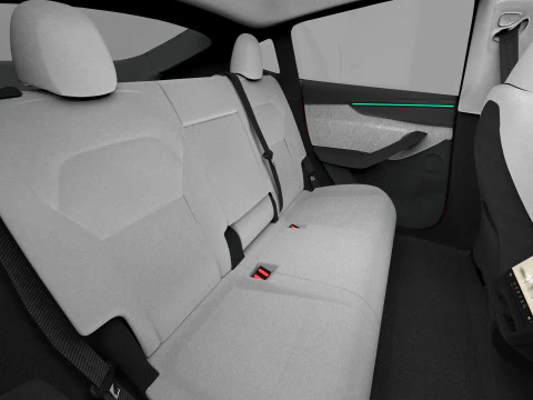 Tesla Model Y 2025 HQinterior 3D Model