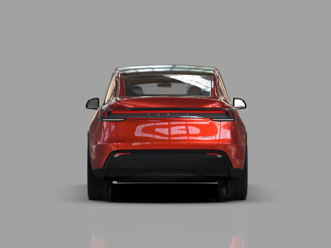Tesla Model Y 2025 HQinterior Model 3D