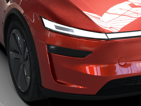 Tesla Model Y 2025 HQinterior Model 3D