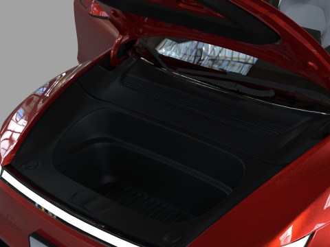 Tesla Model Y 2025 HQinterior Model 3D