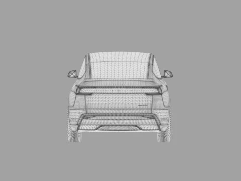 Tesla Model Y 2025 HQinterior 3D Model