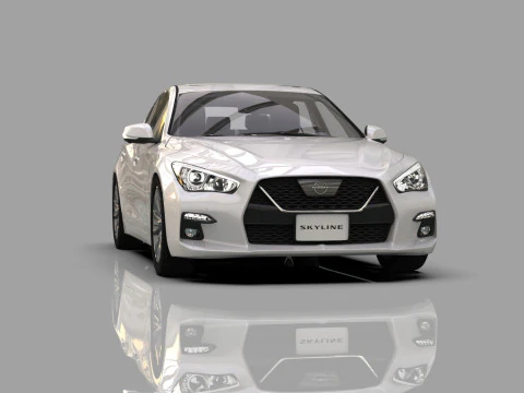 Nissan Skyline RV37 2020 HQ interior 3D Model