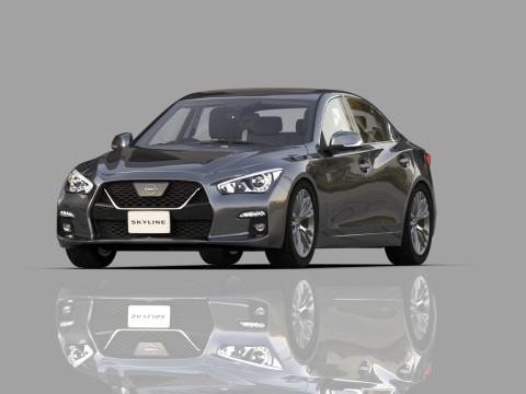Nissan Skyline RV37 2020 HQ interior 3D Model