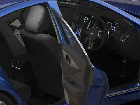 Nissan Skyline RV37 2020 HQ interior 3D Model