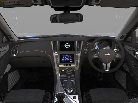 Nissan Skyline RV37 2020 HQ interior 3D Model