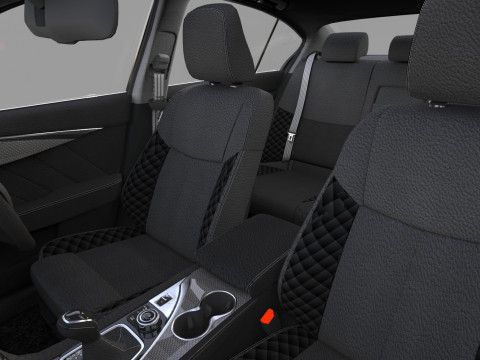 Nissan Skyline RV37 2020 HQ interior 3D Model
