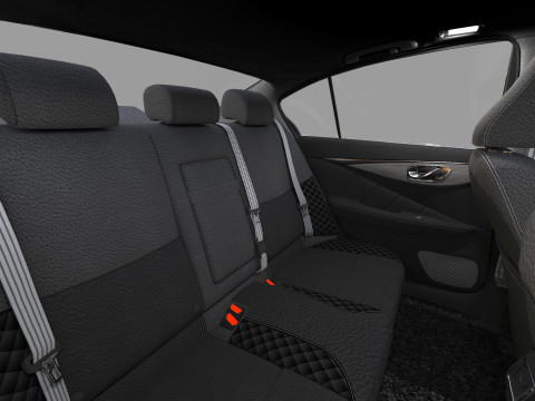 Nissan Skyline RV37 2020 HQ interior 3D Model