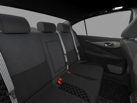 Nissan Skyline RV37 2020 HQ interior 3D Model