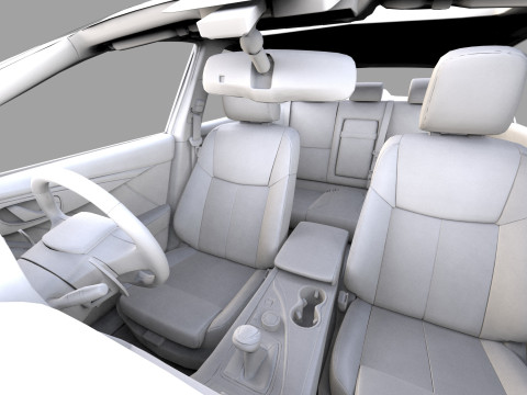 Nissan Skyline RV37 2020 HQ interior 3D Model