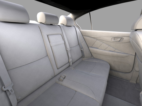 Nissan Skyline RV37 2020 HQ interior 3D Model