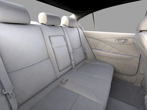 Nissan Skyline RV37 2020 HQ interior 3D Model