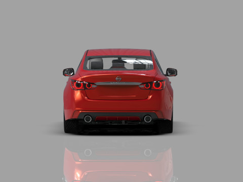 Nissan Skyline RV37 2020 HQ interior 3D Model