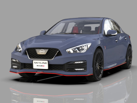 Nissan Skyline Nismo RV37 2023 HQ interior 3D Model