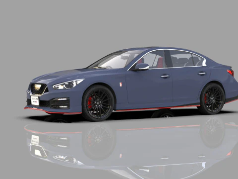 Nissan Skyline Nismo RV37 2023 HQ interior 3D Model